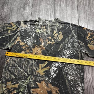 Mossy Oak Break-Up Infinity Camo L Pocket Shirt Mens Hunting Tee Brown Green Y2k image 7