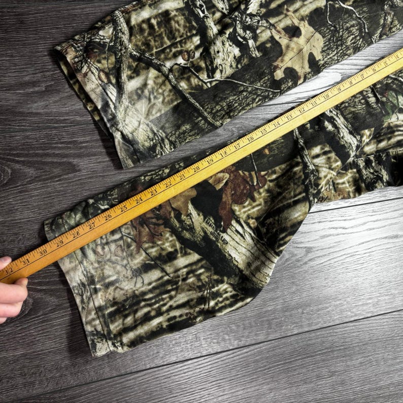 Yukon Gear 36 x 30 Mossy Oak Real Tree Camo Cargo Pants Vintage Y2K Large image 7