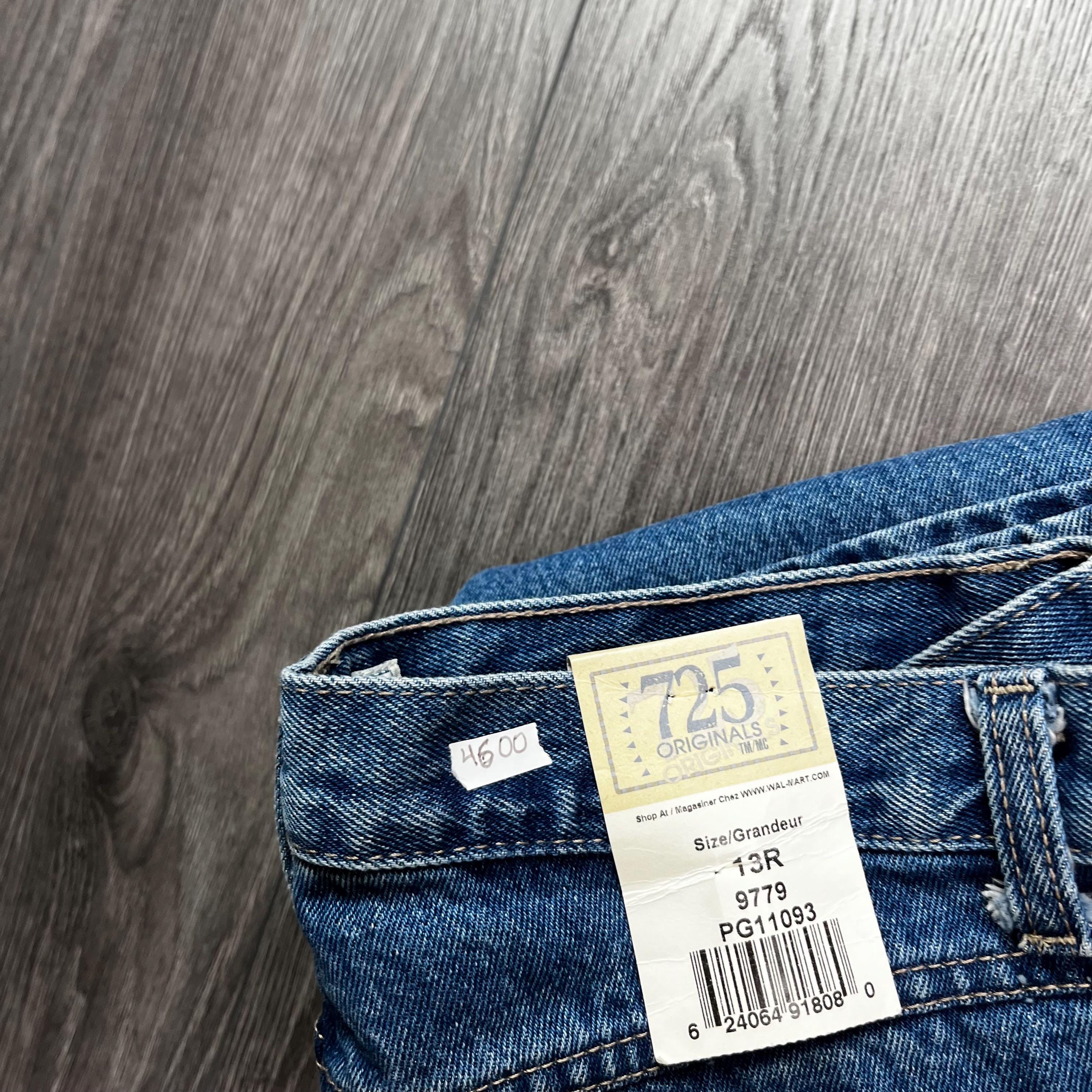 Vintage 725 Originals Baggy Boot Cut Blue Denim Jeans 32 X 30 