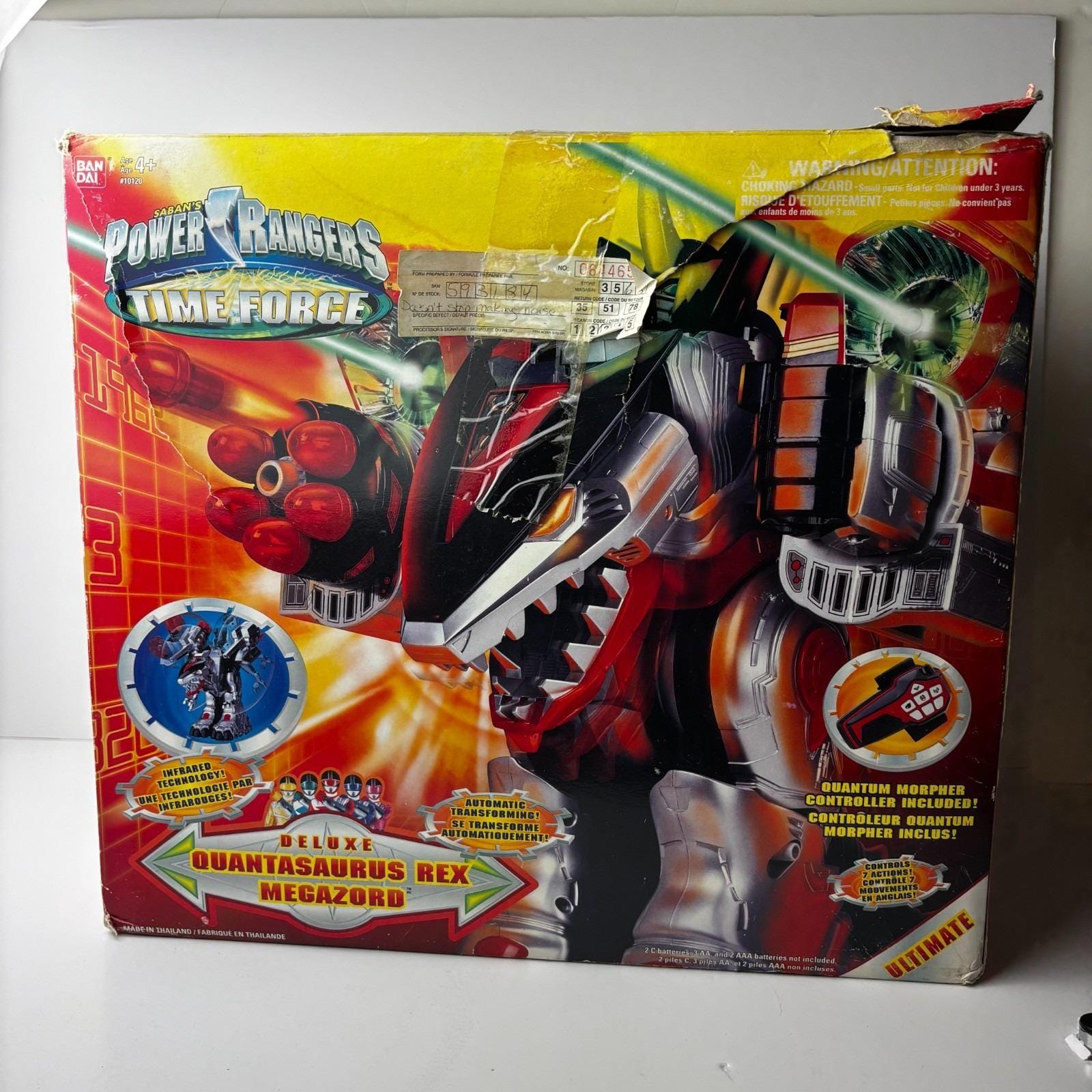 CONTROLADOR POWER RANGERS Time Force Quantum Morpher para Q-Rex EUR 260,53 - ES