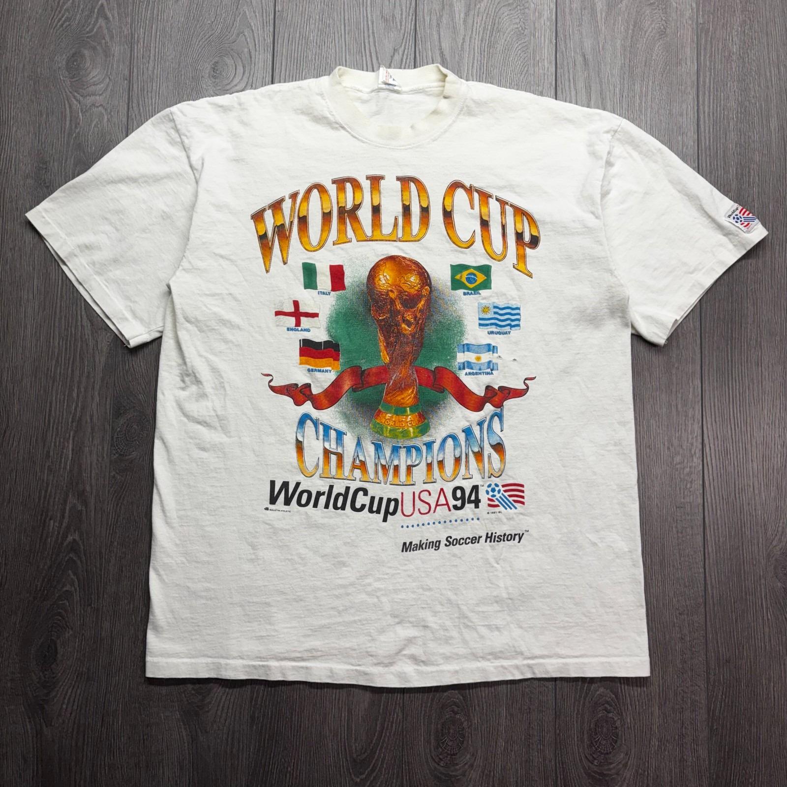 Vintage World Cup Tradition FIFA Soccer 1994 Rare USA Graphic T