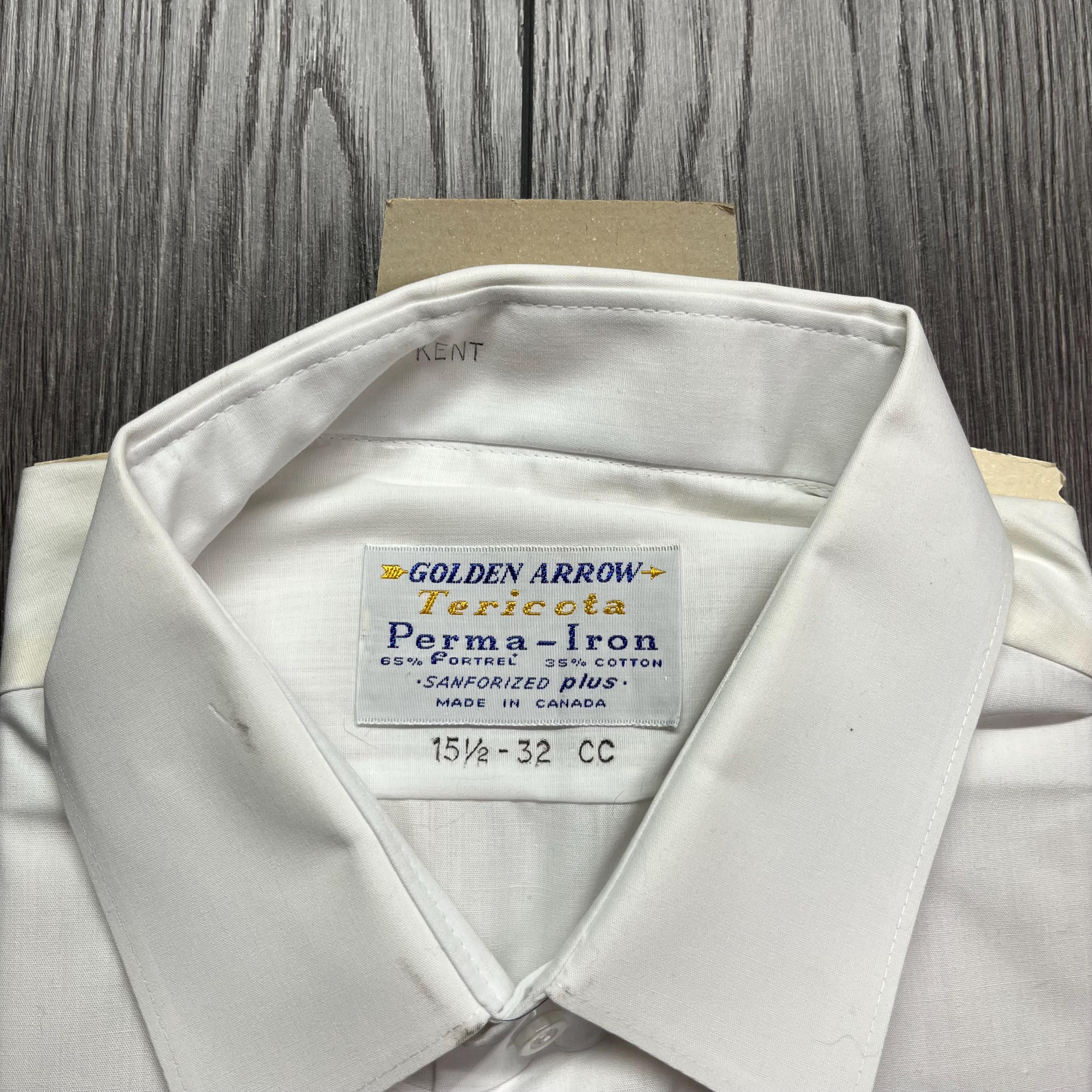 50s 60s golden arrow shirt ボードシャツ Vintage Golden Arrow Tericota Perma Iron Sanforized Oxford Botton