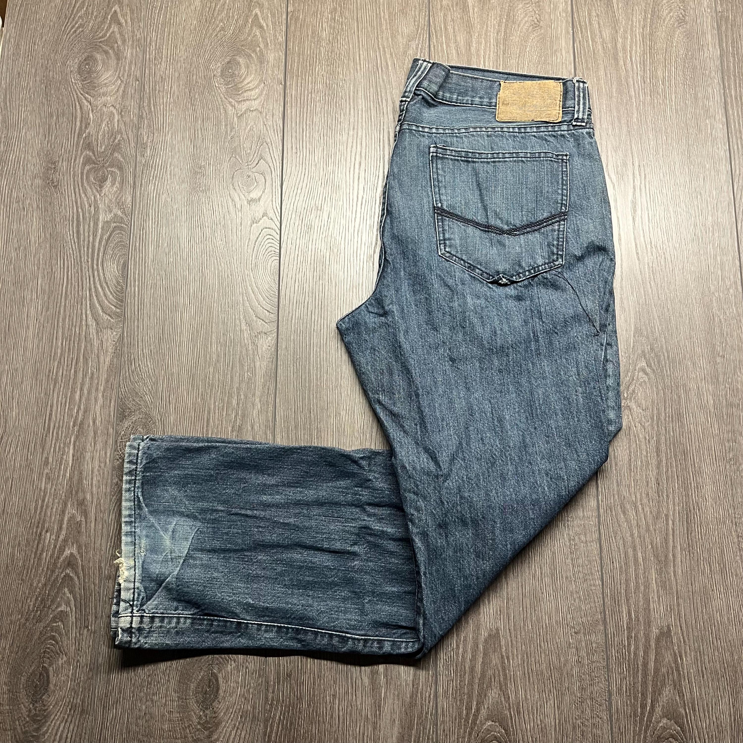Vintage Ecko Unltd Denim Blue Jeans 38 X 30 Skater Baggy Vintage Ecko Unltd Denim Blue Jeans 38 X 30 Skater Baggy