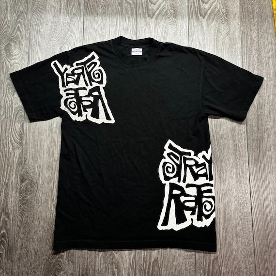 ストレイ・ラッツ ロゴ Tシャツ ブラック グラフィック Tシャツ 