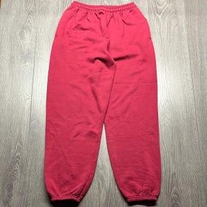 希少! 80s hanes blank 天秤 sweat foody Vintage Hanes Red 1980s Blank Sweatpants Cozy Soft Large