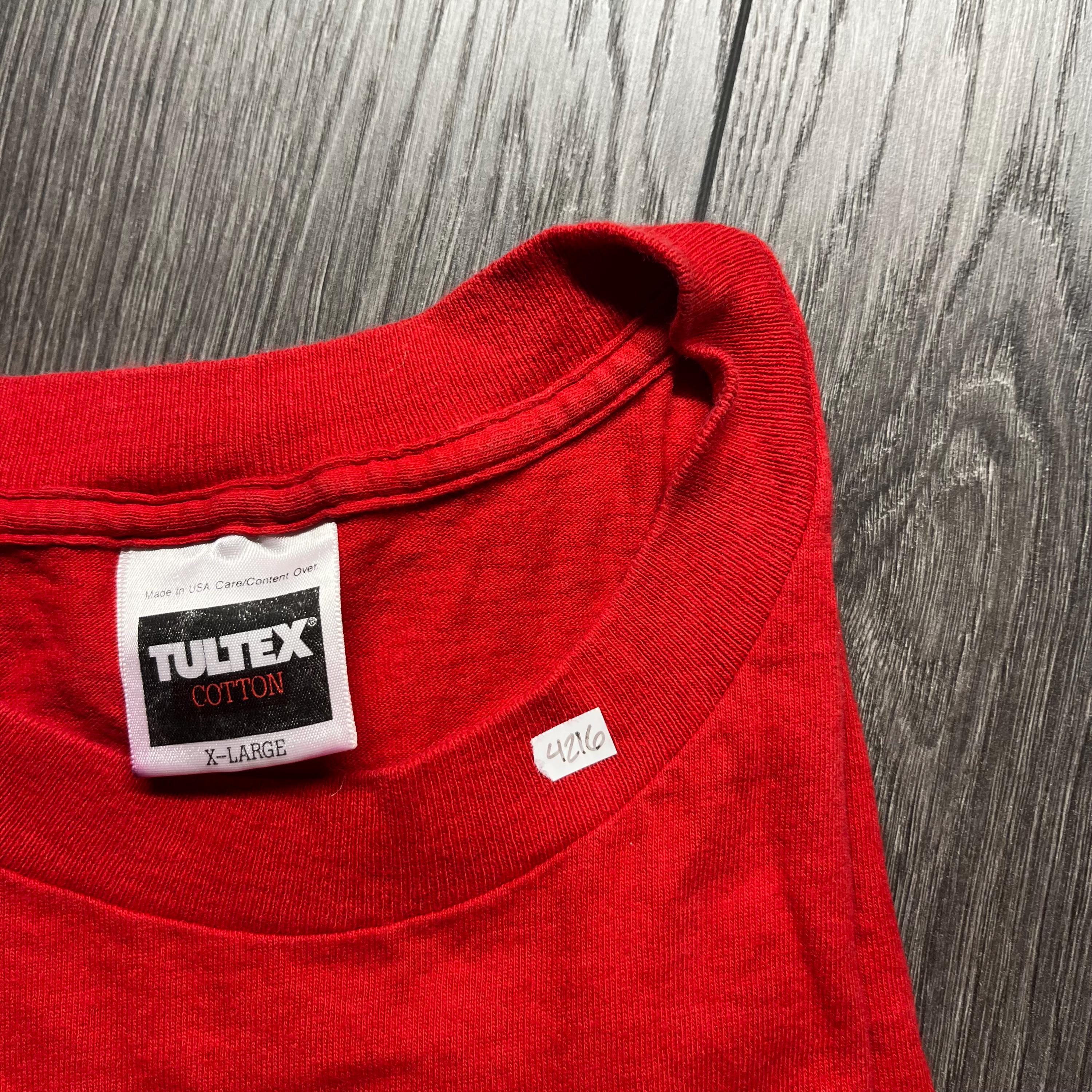 Vintage 1990s Tultex Blank T Shirt XL Extra Large Streetwear 