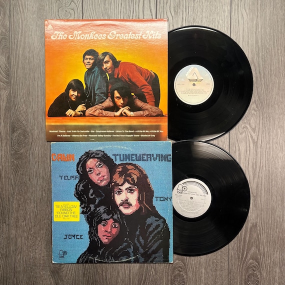 THE BEATLES THE MONKEESレコードセット Rock Vinyl Records LP the Monkees Tuneweavers Meet the Beatles