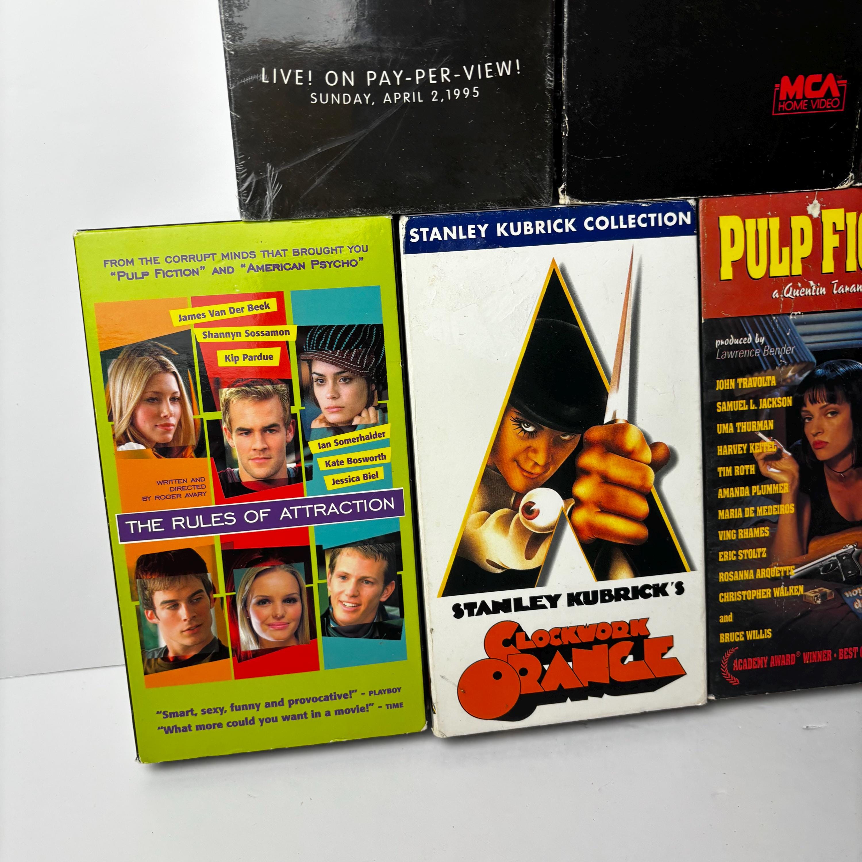 Horror Movie VHS Thriller Wwf Psycho Sixth Sense Rules of Attraction ...