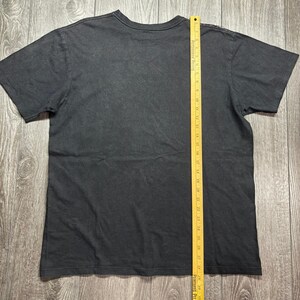 Avirex Mens XL Graphic T-Shirt Black Skull Fleur De Lis Crown Y2K Streetwear image 6