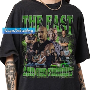 Vintage 90s Graphic Style Fast and Furious T-shirt, Fast and Furious Bootleg Rap Shirt, Gifts For Man And Women Unisex T-shirt