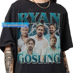 Vintage 90s Graphic Style Ryan Gosling T-shirt, Ryan Gosling Bootleg Rap Shirt, Gifts For Man And Women Unisex T-shirt