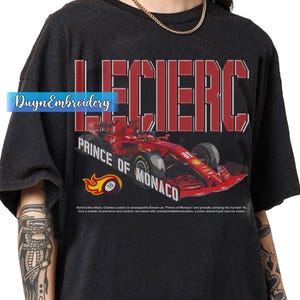 Vintage 90s Graphic Style Charles Leclerc T-shirt, Charles Leclerc F1 Bootleg Rap Shirt, Gifts For Man And Women Unisex T-shirt