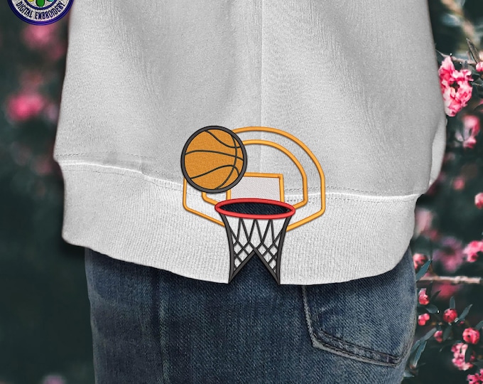 Basketball Chenille Emb Ss Tee main image 1