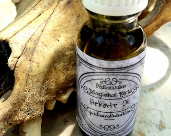 Hekate Hecate Goddess of the Mysteries Magickal Oil or Mist for Protection, Divination, Spellwork, Direction