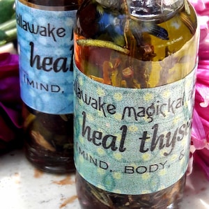 Heal Thyself Magickal Ritual Oil for Mind, Body, and Soul Aromatherapy