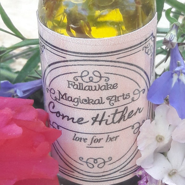 Come Hither Magickal Ritual Oil - Love & Attraction Sacred Aromatherapy