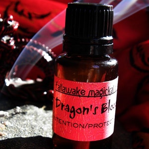 Dragon&#39;s Blood Magickal Ritual Oil Intention / Protection Sacred Aromatherapy