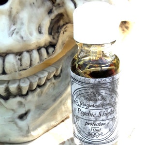 Psychic Shield Magickal Oil for Protection from Spirit Attachment, Negative Energy