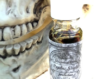 Psychic Shield Magickal Oil for Protection from Spirit Attachment, Negative Energy