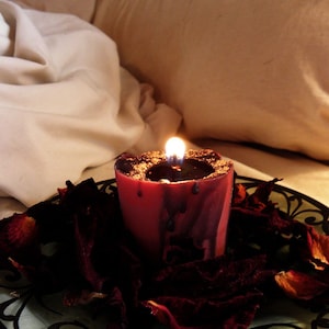 Lilith Sacred Harlot Soy Votives - 2 Loaded Ritual Candles Sexy Love