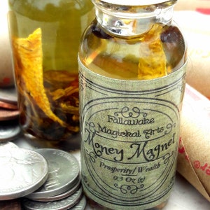 Money Magnet Oil - Magickal Oil for Prosperity, Wealth, Business Success