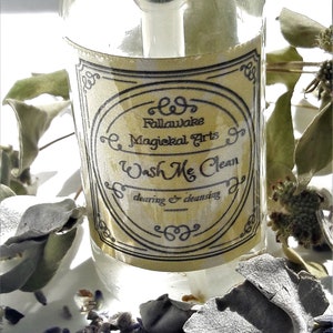 Wash Me Clean Mist Smokeless Smudge for Detox, Removing Negative Energy, Purification, Addiction