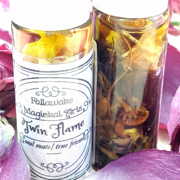 Twin Flame Magickal Ritual Oil - Soul Mate/Kindred Spirit Connection