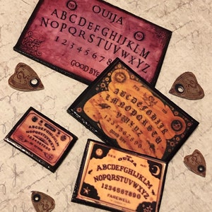 Four (4) Pack Ouija Board Sample Pack One Each Size Pocket Boards Party Favors Small Boards