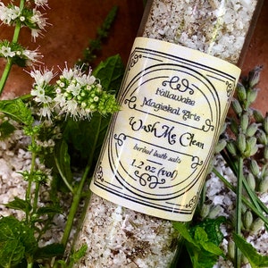 Wash Me Clean Bath Salts for Detox, Removing Negative Energy ...