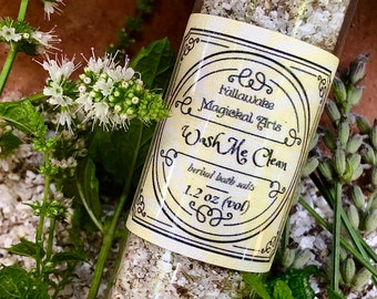 Wash Me Clean Bath Salts for Detox, Removing Negative Energy, Purification, Addiction