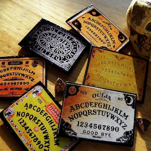 Paquet de six (6) planches de Ouija Mini Pocket, taille II, petites planches de cadeau