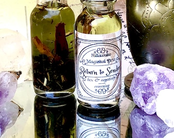 Return to Sender Magickal Ritual Oil - Hex and Negative Energy Reversing