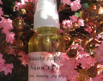 Oshun's Delight Magickal Ritual Mist Spray for Love, Beauty, Abundance, Joy, Wealth (1 oz)