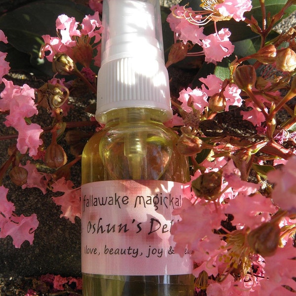 Oshun's Delight Magickal Ritual Mist Spray for Love, Beauty, Abundance, Joy, Wealth (1 oz)