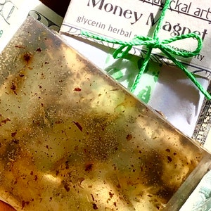 Money Magnet Glycerin Soap for Attracting Prosperity, Wealth, Business Success