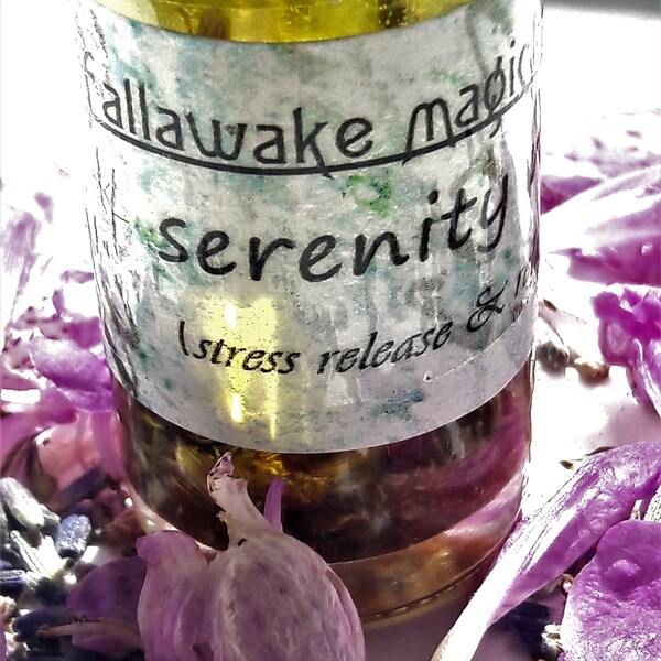 Serenity Now Magickal Ritual Oil - Stress Release and Relaxation