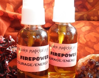 Firepower Magickal Ritual Mist Spell for Courage, Creativity, and Energy