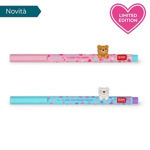 Set di 2 Penne Gel - Beary in Love