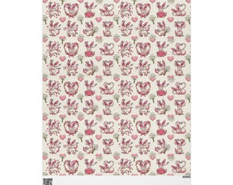 Carta da regalo con ricamo a tema Eeveelution, tipo fata di San Valentino