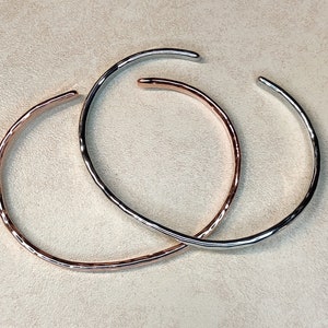 Anklet or Bracelet In Zinc Or Copper Single Or As A Set About 5 to 6 mm or About 0.2 inches Wide image 6