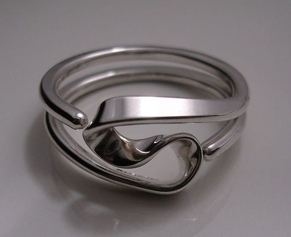 Energy Ring™ Two Turn Vortex Energy Ring ™ in 12 Gauge Sterling