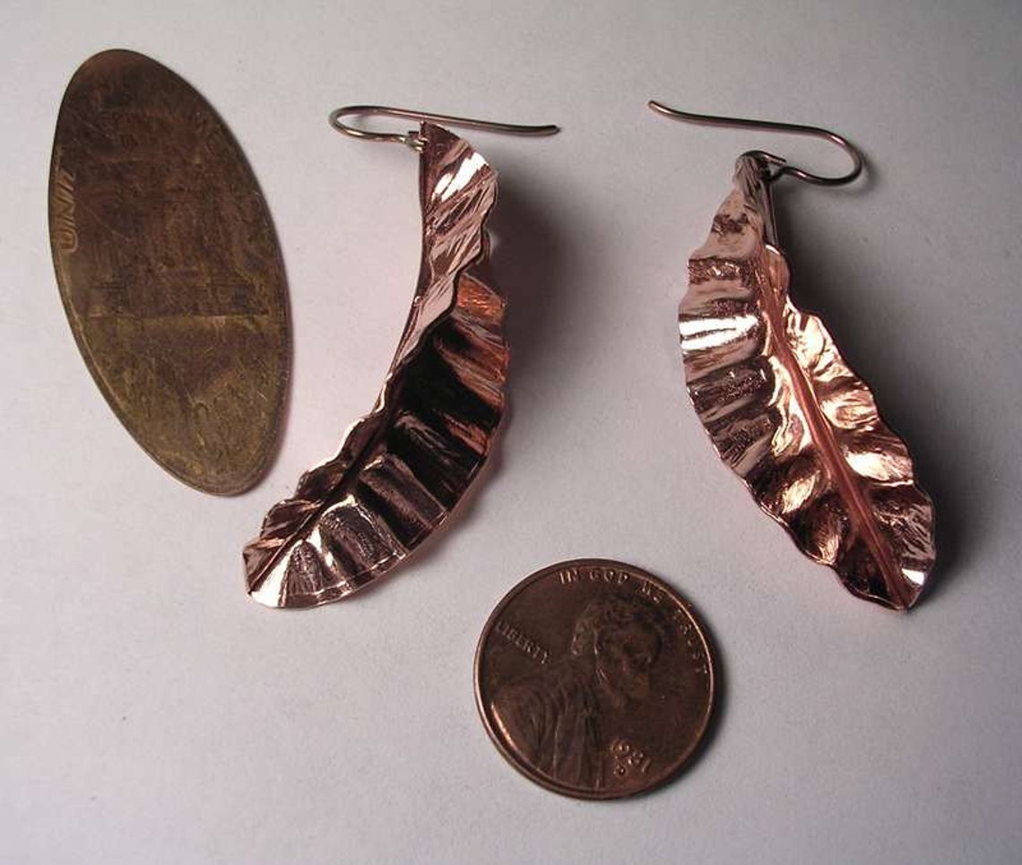 Copper Penny Earrings My 2 Cents Worth Etsy