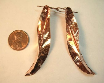 Copper penny earrings - My 2 cents worth