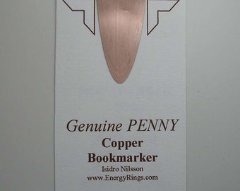 Penny Book Marker Made From Real USA Penny - Free Shipping