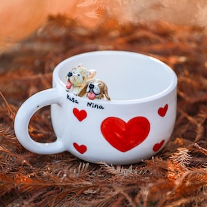 Personalized Gift for Pet OwnersPersonalized Coffee Mug For Cat LoverCustom pet mug personalized pet mug custom ceramic peekaboo mug Pet Mug