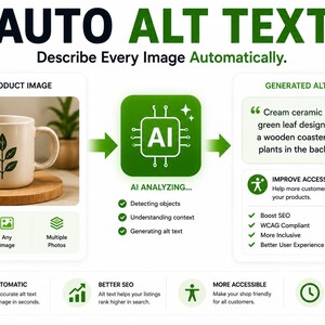Etsy AI Listing Generator, Keyword Research, SEO Optimizer, Competitor Analysis, Listing Health Score, All-in-One Etsy SEO Tool for Sellers image 11