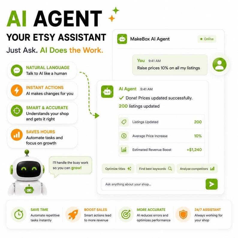 Etsy AI Listing Generator, Keyword Research, SEO Optimizer, Competitor Analysis, Listing Health Score, All-in-One Etsy SEO Tool for Sellers image 7