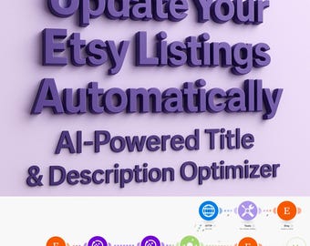 AI Etsy Listing Updater: Title & Description SEO (Make.com Automation)