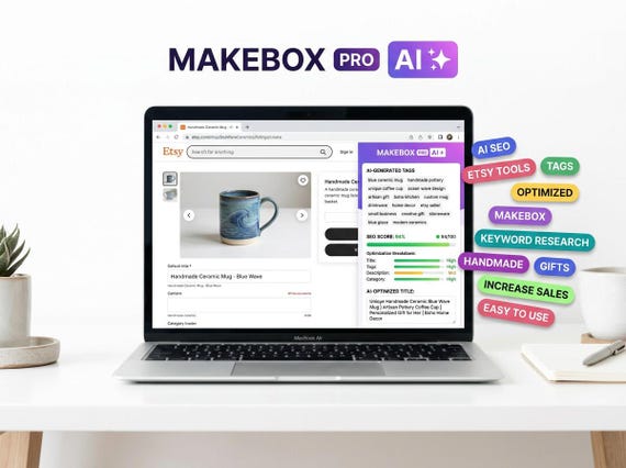 AI Etsy Seller Listing Optimizer, SEO Tool, Tag Generator, Shop Optimization Extension