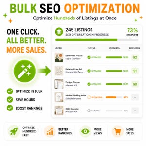 Etsy AI Listing Generator, Keyword Research, SEO Optimizer, Competitor Analysis, Listing Health Score, All-in-One Etsy SEO Tool for Sellers image 17